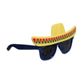 Yellow-Blue - Back - Bristol Novelty Unisex Adults Sombrero Sunglasses