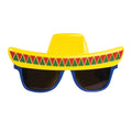 Yellow-Blue - Front - Bristol Novelty Unisex Adults Sombrero Sunglasses