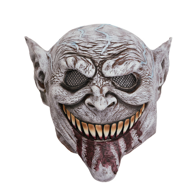 Grey-Red - Front - Bristol Novelty Unisex Adults Bloody Goblin Mask