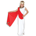 White-Red-Gold - Front - Bristol Novelty Childrens-Girls Goddess Costume