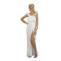 White-Gold - Front - Bristol Novelty Womens-Ladies Pleated Material Goddess Costume