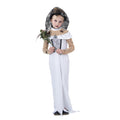 White-Black - Front - Bristol Novelty Childrens-Girls Zombie Bride Costume