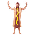 Brown-Yellow - Front - Bristol Novelty Unisex Adults Hot Dog Costume