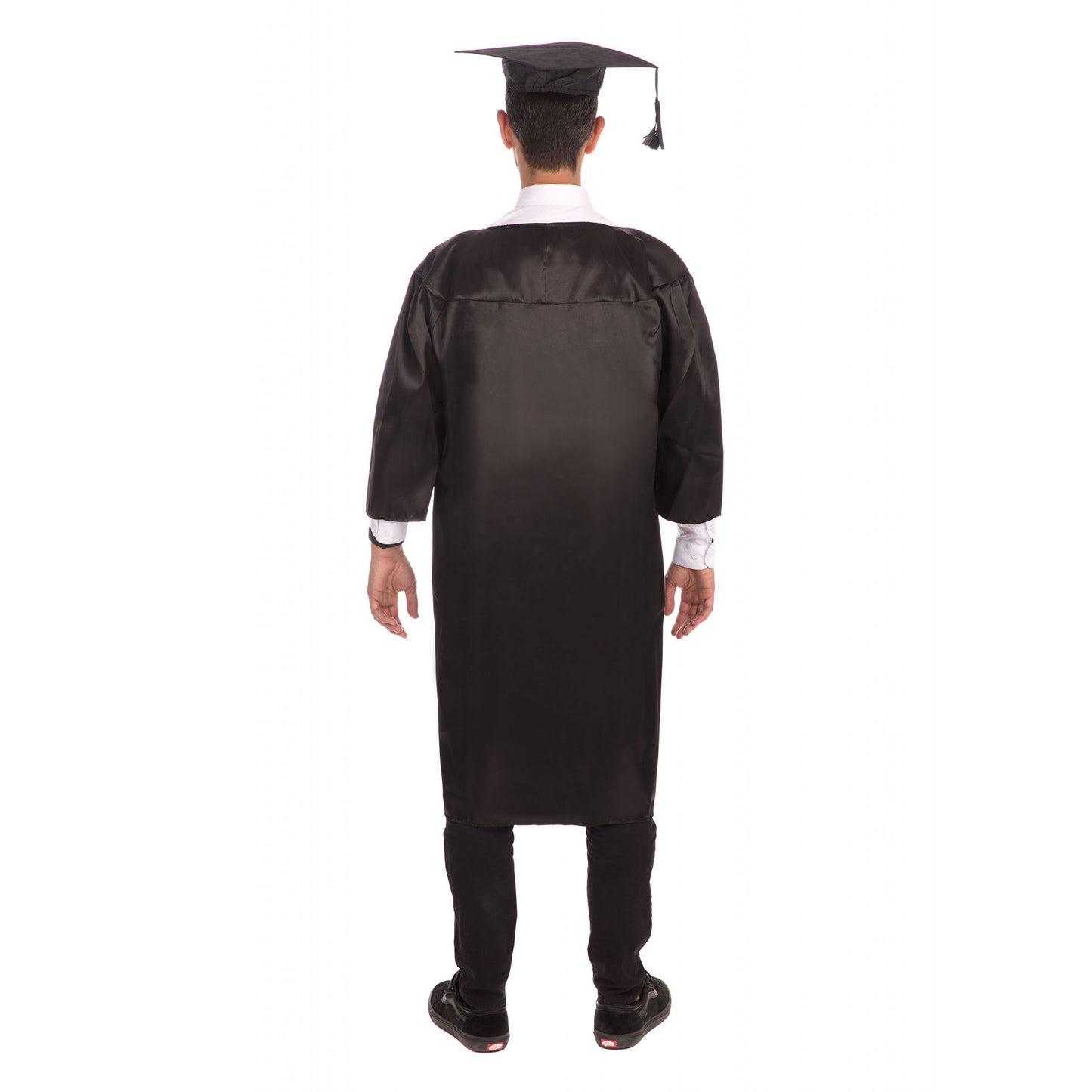 Black - Side - Bristol Novelty Unisex Adults Graduation Robe Costume