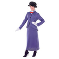 Purple-Black-White-Red - Front - Bristol Novelty Womens-Ladies Nanny Costume