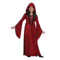 Red-Black - Front - Bristol Novelty Childrens-Girls Gothic Vampiress Dress