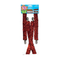 Red - Front - Bristol Novelty Unisex Adults Sequin Braces