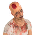 Beige-Red - Front - Bristol Novelty Unisex Adults Bloody Bald Cap