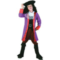 Multicoloured - Front - Bristol Novelty Childrens-Kids Pirate Captain Costume With Boot Tops