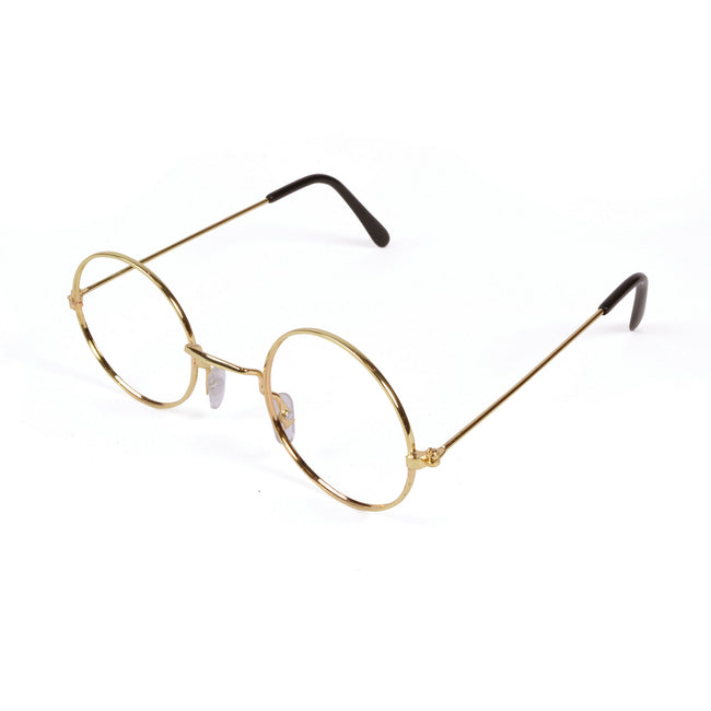 Gold - Front - Bristol Novelty Unisex Adults Granny Specs