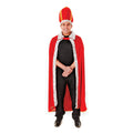 Red-White-Gold - Front - Bristol Novelty Unisex King Robe And Hat Costume