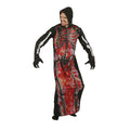 Black-Red-White - Front - Bristol Novelty Unisex Adults Skeleton On Fire Costume