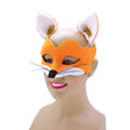 Orange-White - Side - Bristol Novelty Unisex Adults Mask Ears Fox Set