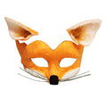 Orange-White - Front - Bristol Novelty Unisex Adults Mask Ears Fox Set