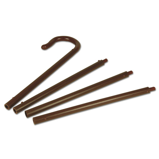 Brown - Front - Bristol Novelty Shepherds Staff