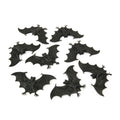 Black - Front - Bristol Novelty Plastic Bats (Pack Of 8)