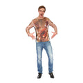 Multicoloured - Front - Bristol Novelty Mens Zombie 3D Print Long Sleeve T-Shirt