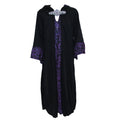 Black-Purple - Back - Bristol Novelty Childrens-Kids Wizard Robe Costume
