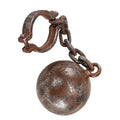 Brown - Back - Bristol Novelty Jumbo Ball And Chain Accessory