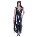 Black-Grey - Front - Bristol Novelty Womens-Ladies Zombie Prom Queen Dress