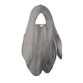 Grey - Back - Bristol Novelty Mens Long Wizard Wig And Beard
