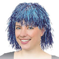 Blue - Back - Bristol Novelty Unisex Tinsel Wig