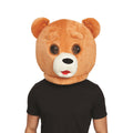 Brown-White - Front - Bristol Novelty Unisex Adults Teddy Bear Mascot Mask