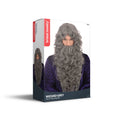 Grey - Back - Bristol Novelty Wizard Wig And Beard Set