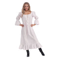 White - Front - Bristol Novelty Womens-Ladies Medieval Chemise Dress Costume