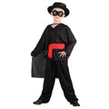 Black-Red - Front - Bristol Novelty Childrens-Boys Bandit Costume