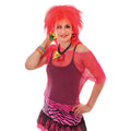 Pink - Front - Bristol Novelty Womens-Ladies Neon Mesh Top