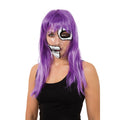 Transparent-White-Black - Front - Bristol Novelty Unisex Transparent 50-50 Skeleton Mask