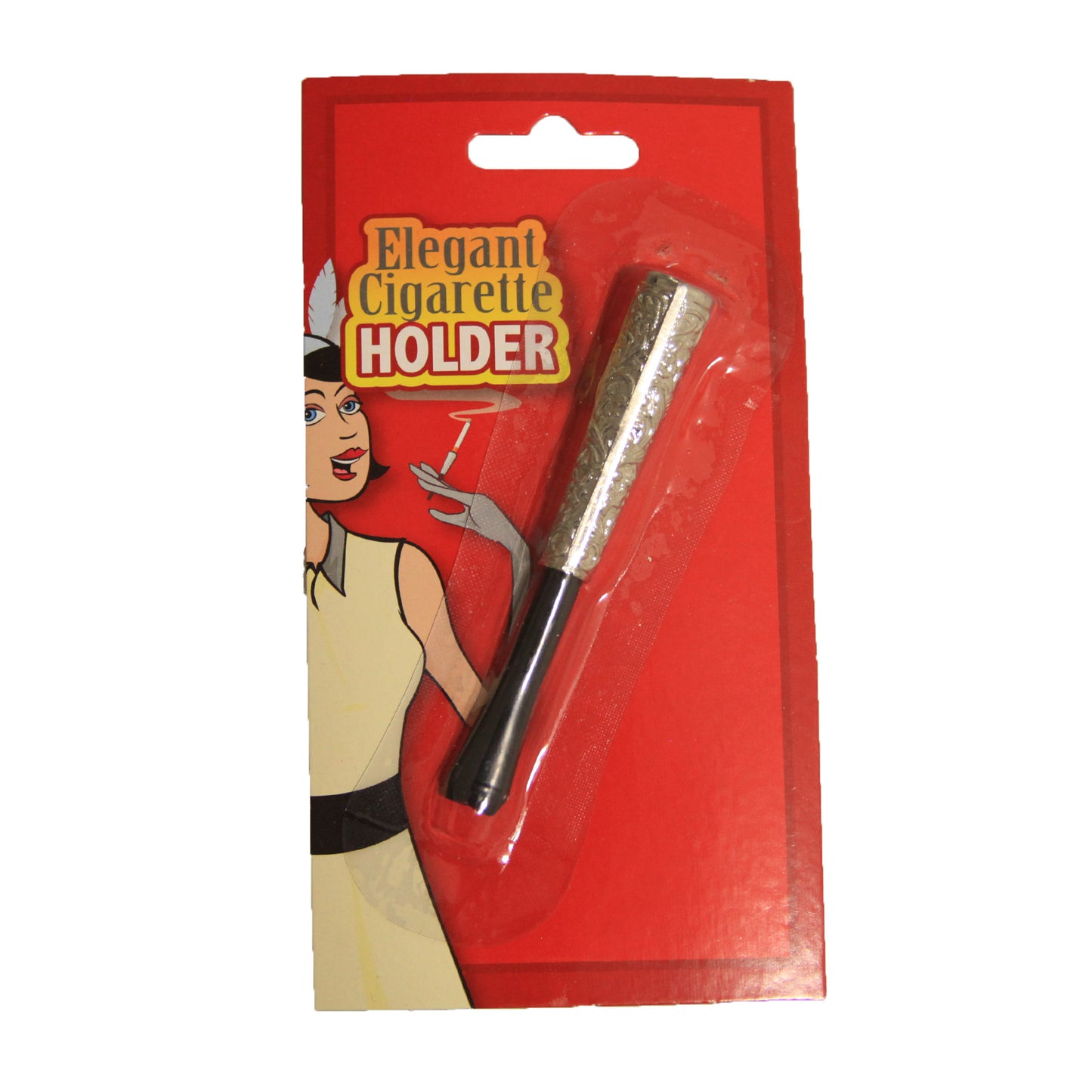 Black-Silver - Back - Bristol Novelty Elegant Cigarette Holder