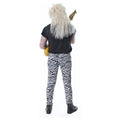 White-Black - Side - Bristol Novelty Mens Zebra Print Costume Trousers