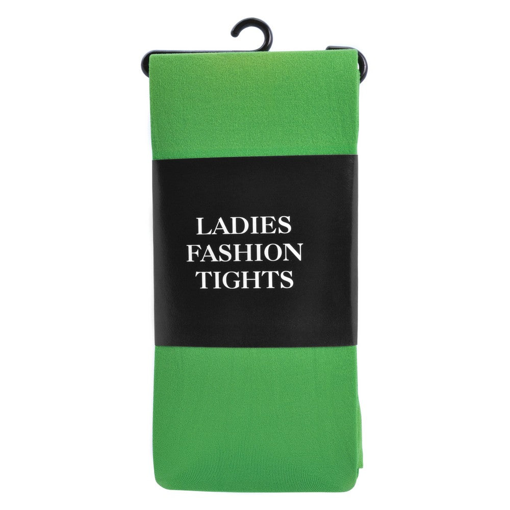 Green - Front - Bristol Novelty Womens-Ladies Fashion Tights