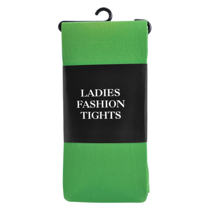 Green - Front - Bristol Novelty Womens-Ladies Fashion Tights