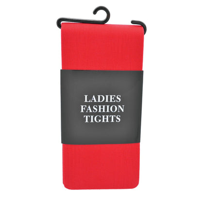 Red - Front - Bristol Novelty Womens-Ladies Fashion Tights
