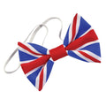 Blue-Red-White - Front - Bristol Novelty Unisex Cloth Union Jack Bow Tie