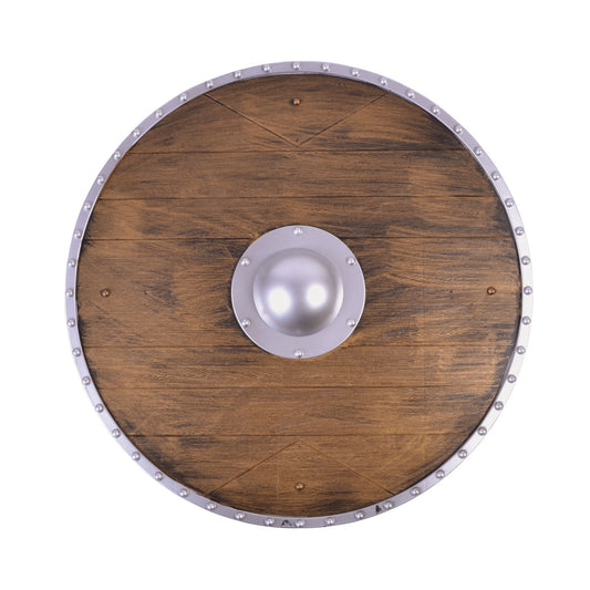 Brown-Silver - Front - Bristol Novelty Warrior Shield