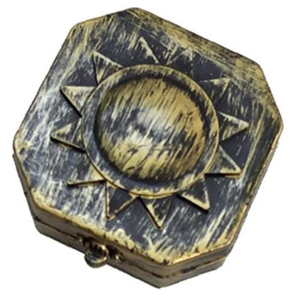 Brown-Gold - Side - Bristol Novelty Fake Pirate Compass