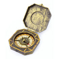 Brown-Gold - Front - Bristol Novelty Fake Pirate Compass