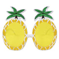 Yellow-White-Green - Front - Bristol Novelty Unisex Pineapple Glasses
