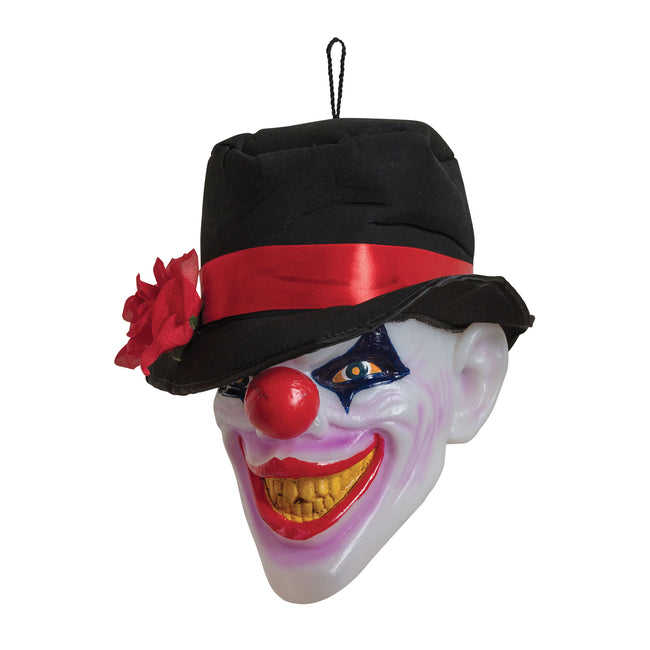 White-Black-Red - Front - Bristol Novelty Clown Head With Light