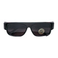 Black - Front - Bristol Novelty Unisex Adults Block Style Glasses