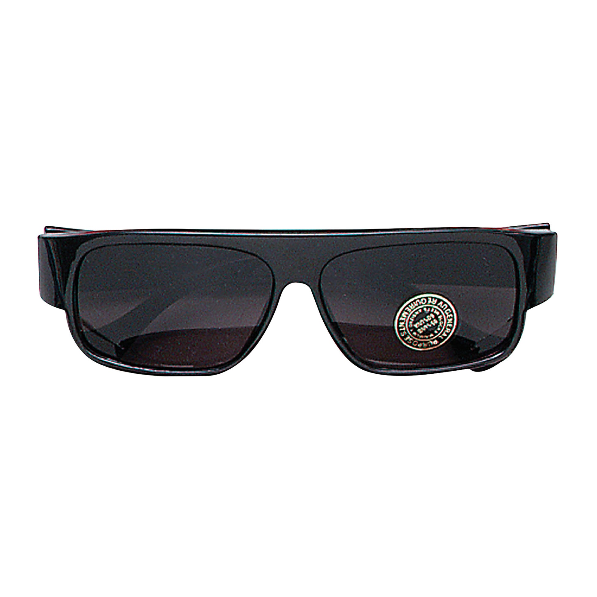 Black - Front - Bristol Novelty Unisex Adults Block Style Glasses