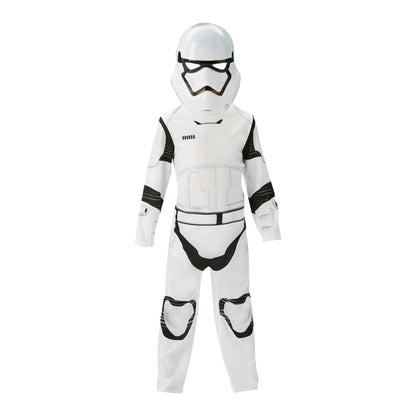 Black-White - Front - Star Wars Stormtrooper Childrens-Kids Episode 7 Costume