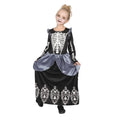 Black - Front - Bristol Novelty Girls Skeleton Princess Costume