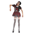 Black-Red-White - Front - Bristol Novelty Womens Creepy Doll Dress Costume