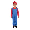 Red-Blue - Back - Bristol Novelty Childrens-Boys Plumber Costume