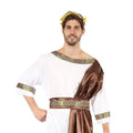 White-Brown-Gold - Back - Bristol Novelty Mens Greek God Costume